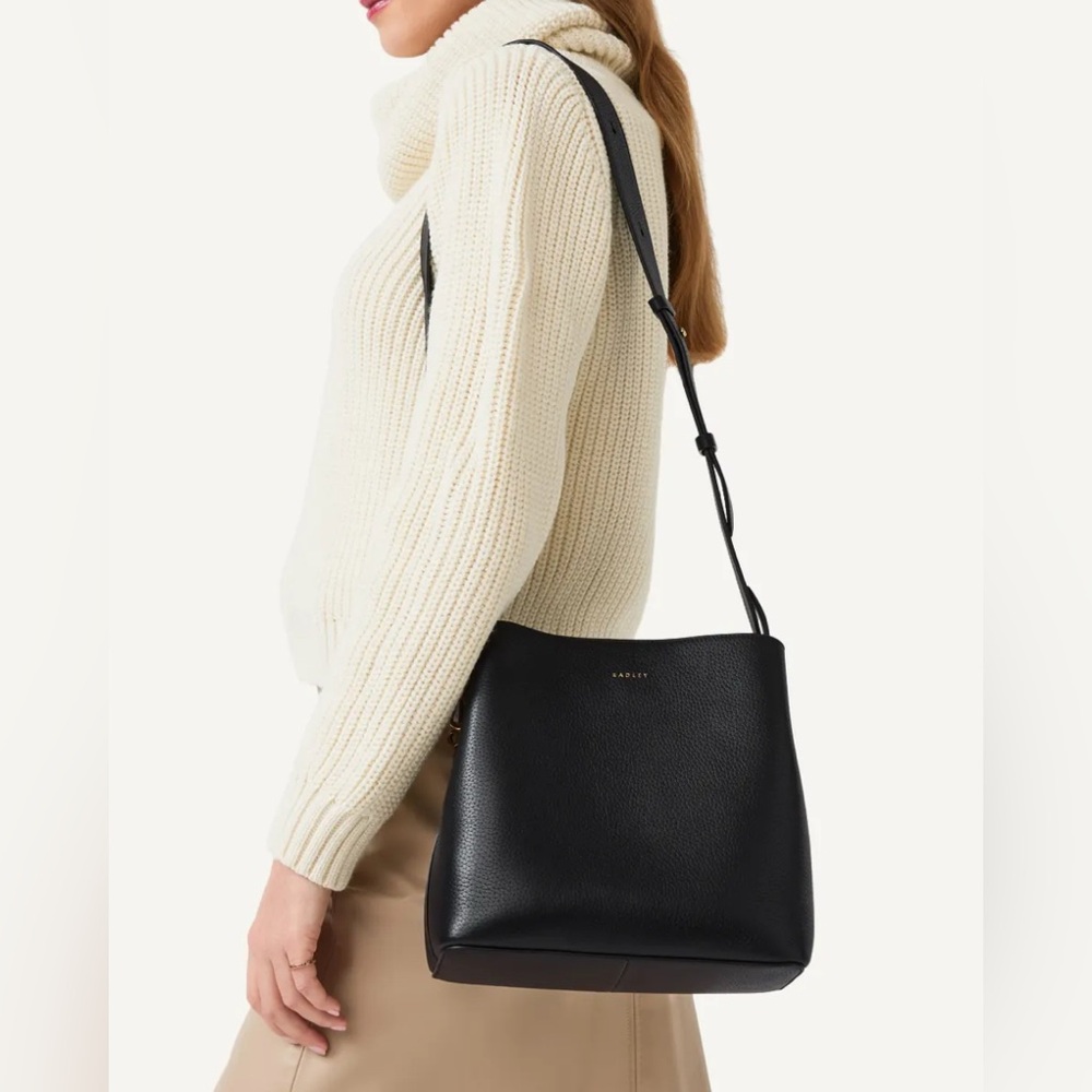Radley London Black Leather Shoulder Bag